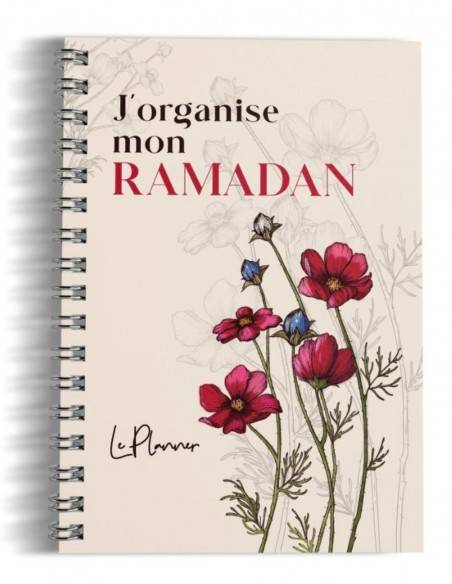 J’organise mon Ramadan – Le Planner Couverture avant du livre