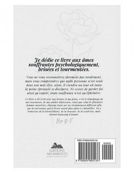 Couverture arrière du livre Apaise Ton Cœur Et Fleuris Ton Âme - Édition Akhawates. Livre inspirant pour femme musulmane