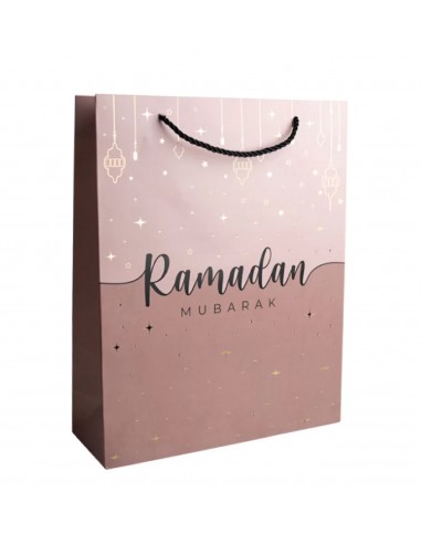 Sac Cadeau Ramadan Mubarak - Rose