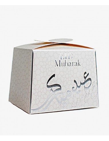Boite Cookie Eid Mubarak - Silver