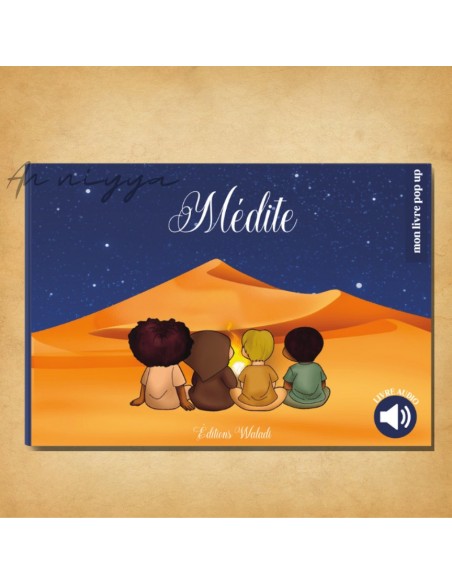livre pop up musulman: médite